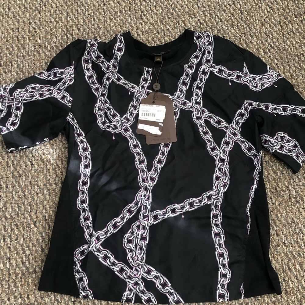 Authentic Louis Vuitton Silk Women’s Blouse Size M